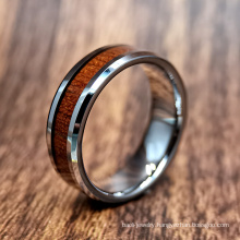 Polishing Tungsten Carbide Ring Jewelry with Inlaid Wood